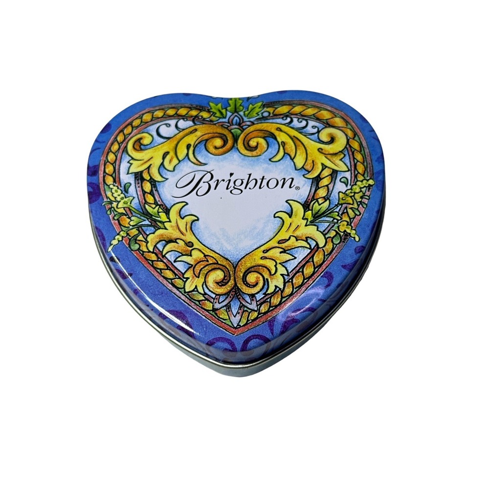 BRIGHTON Heart Shaped Jewelry Tin